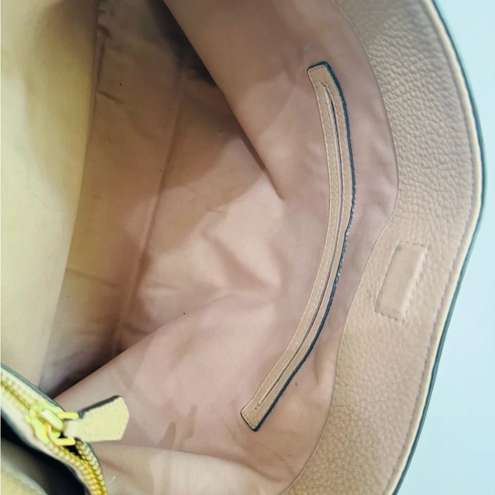 TORY BURCH SHOULDER BAG PEBBLE LEATHER